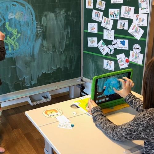 iPad und Tafel