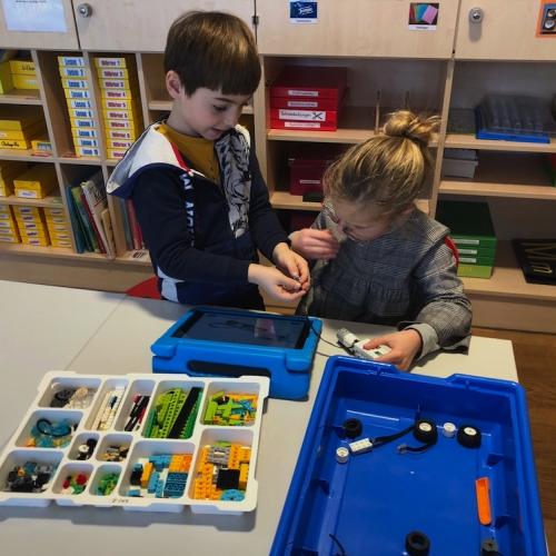 iPad und Bausteine