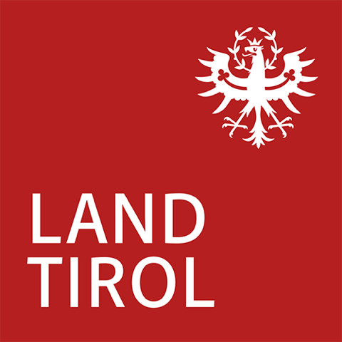 Logo des Landes Tirol (rot mit Adler)