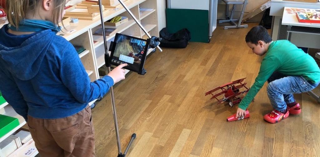 Flugzeug und iPad